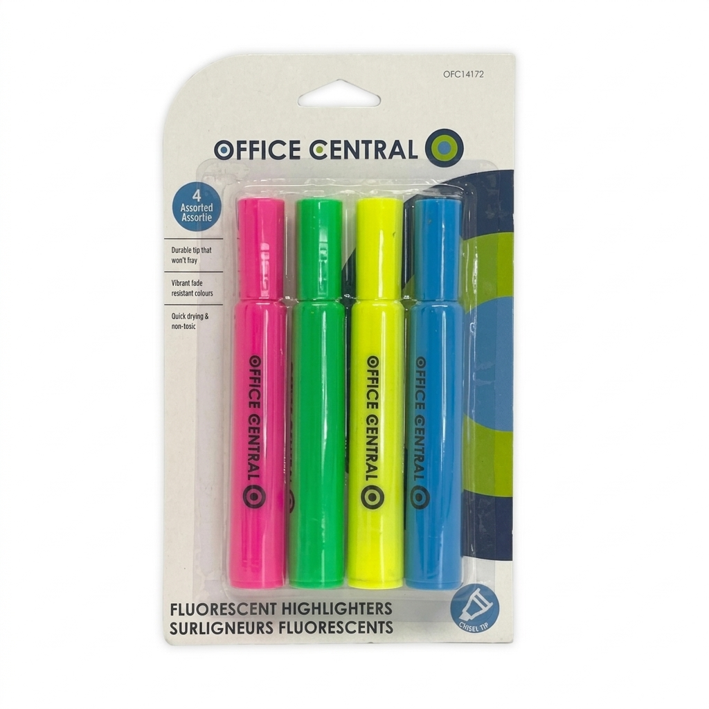 HILITER FLUOR. ASST *4/ST