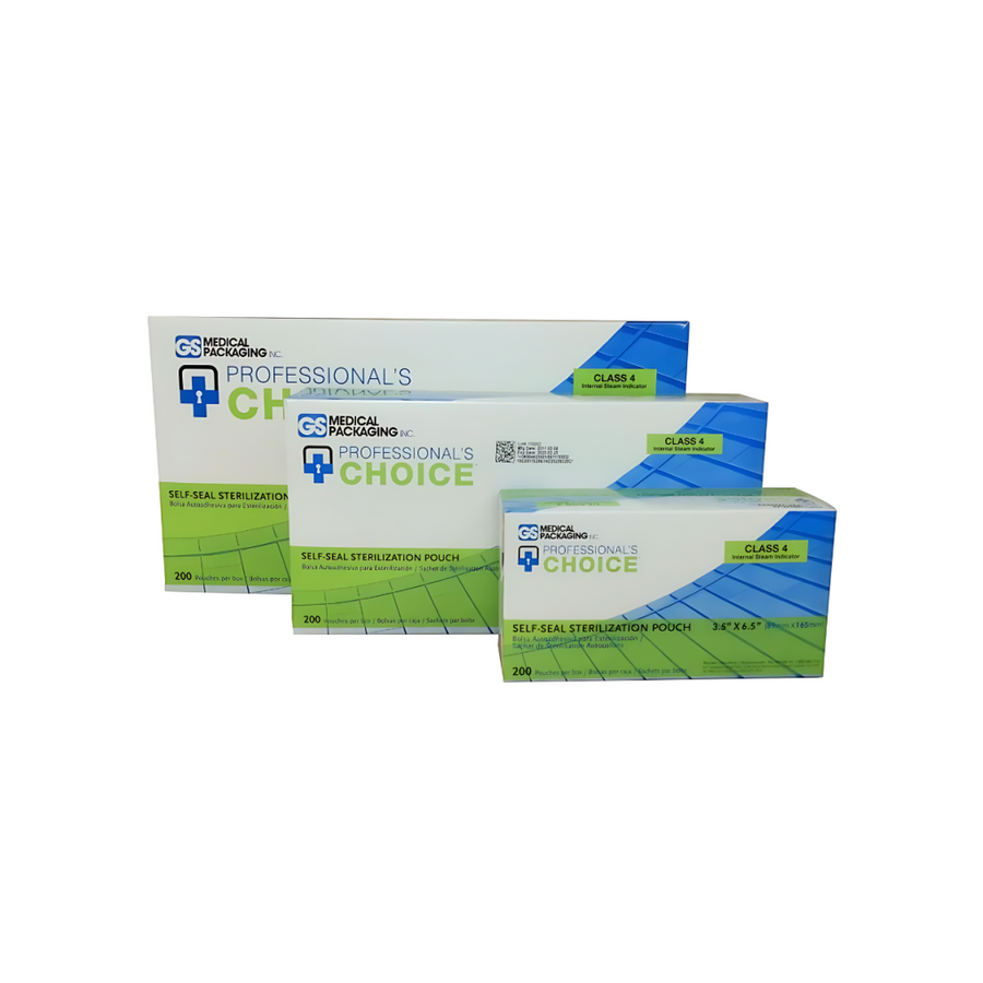 GSM Professional’s Choice Class 4 Steam Sterilization Pouches