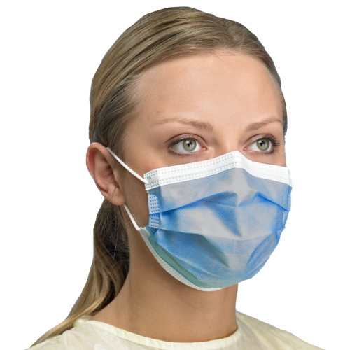 PRIMED ASTM Level 3 Procedure Earloop Face Mask - Indigo (Box of 50)