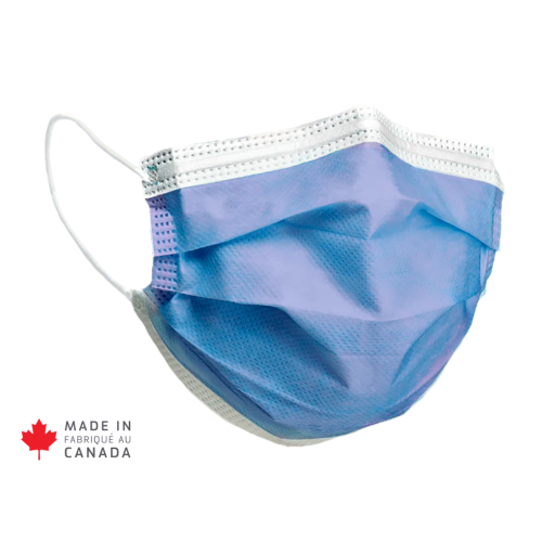 PRIMED ASTM Level 3 Procedure Earloop Face Mask - Indigo (Box of 50) - 263-PG4-1693-BX