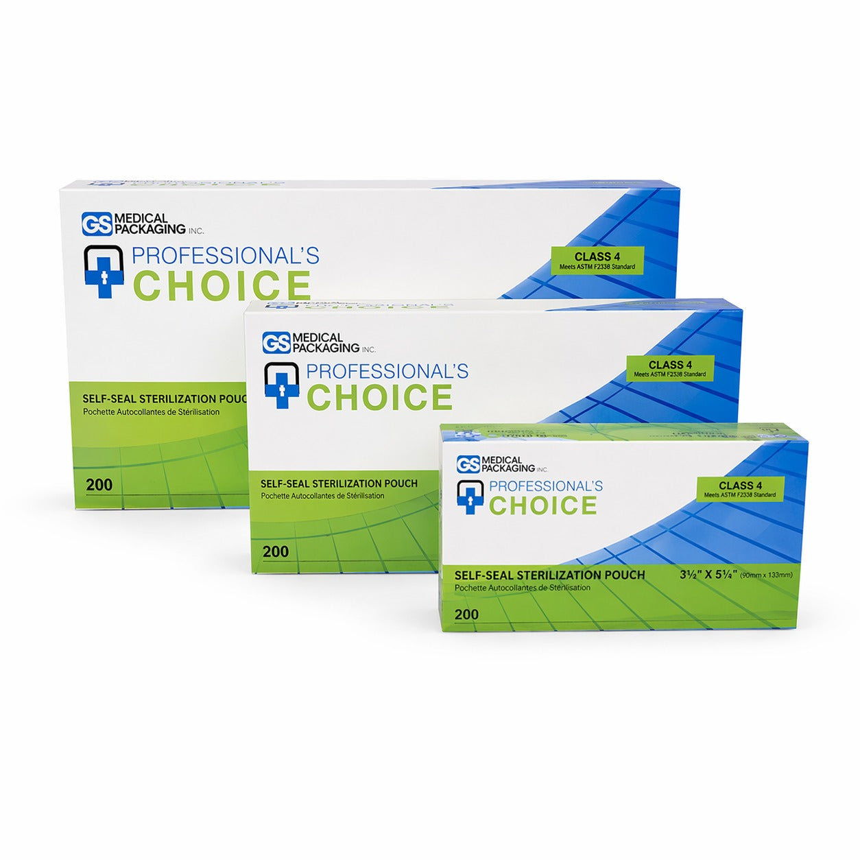GSM Professional’s Choice Class 4 Steam Sterilization Pouches
