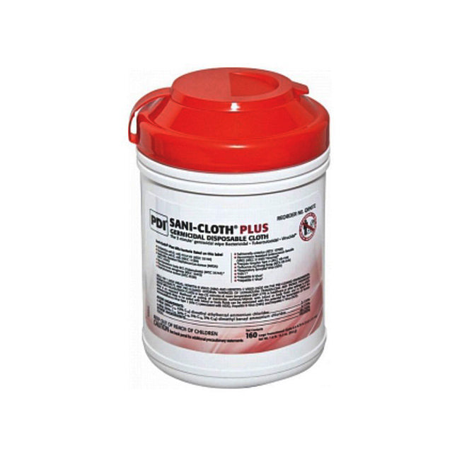 SANI-CLOTH® PLUS Disposable Cloth, Large, W6" x L6.75"