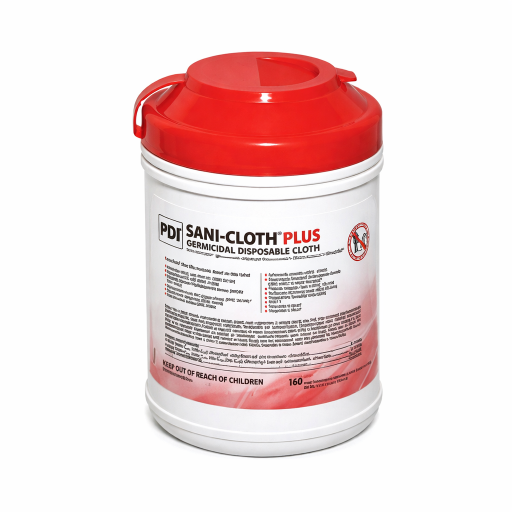 SANI-CLOTH® PLUS Disposable Cloth, Large, W6" x L6.75"