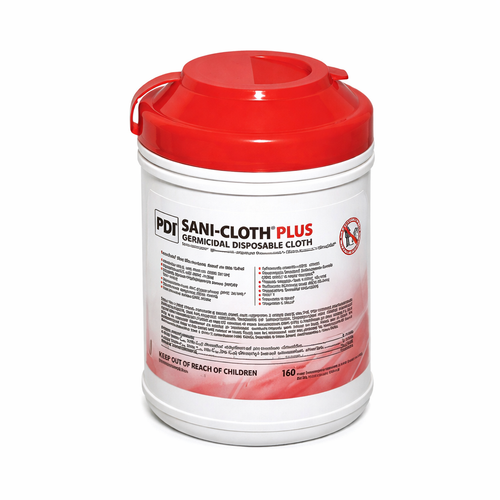 SANI-CLOTH® PLUS Disposable Cloth, Large, W6" x L6.75"