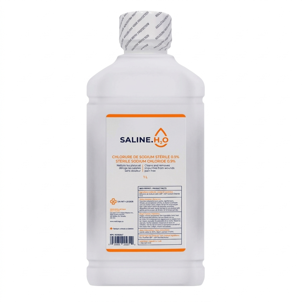 USP Sterile Sodium Chloride Saline 0.9%, 1000ML