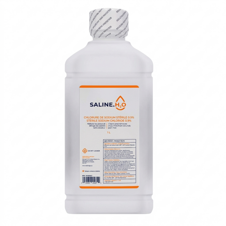 USP Sterile Sodium Chloride Saline 0.9%, 1000ML