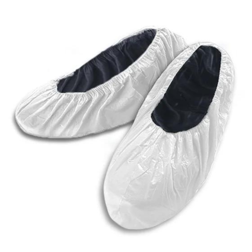 CoverMe XP Polypropylene Microporous Shoe Covers, Non-Skid - Large (Case of 300)