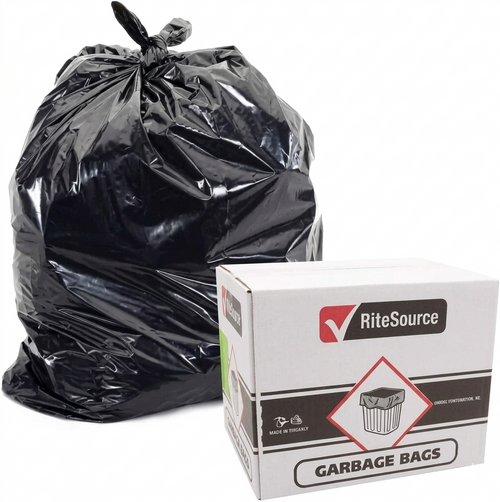 26 X 36 RS STRONG BLACK GARBAGE BAGS ,200/CA - RSL2636SB