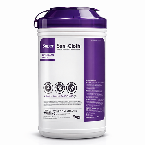 SUPER SANI-CLOTH® GERMICIDAL DISPOSABLE WIPE
