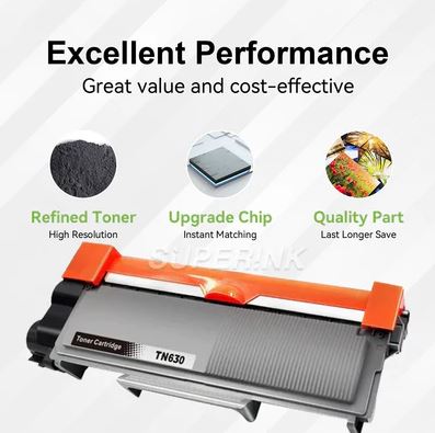 Compatible Brother TN630 Toner Cartridge Black