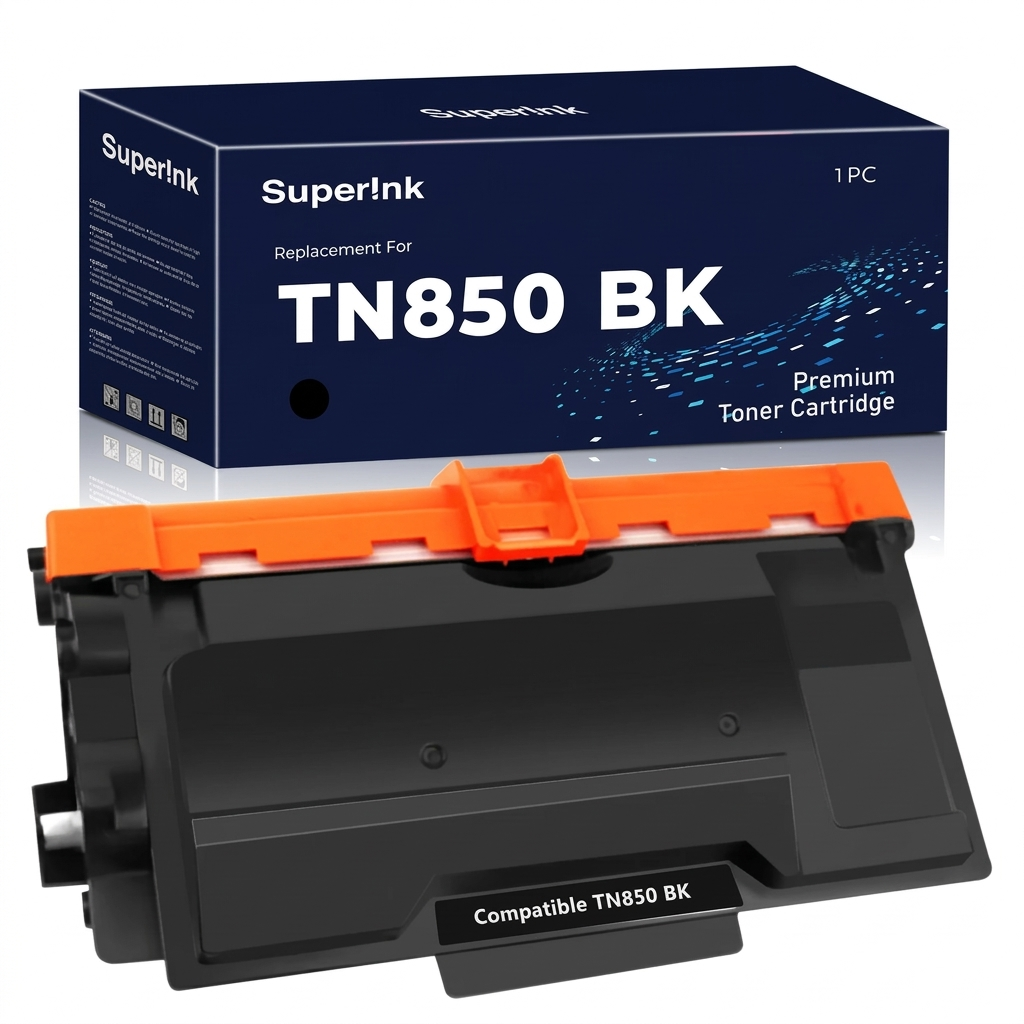 COMPATIBLE BROTHER TN850 / TN-850 BLACK TONER HIGH YIELD BY SUPERINK