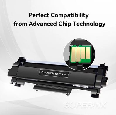 Compatible Brother TN730 Black Toner Cartridge