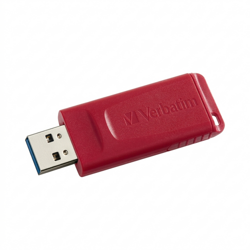 Verbatim 8GB Store 'n' Go USB Flash Drive - Red - 8 GB - USB 2.0 - Red - Lifetime Warranty - 1 Each