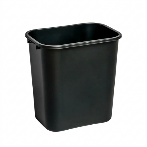 28QT WASTE BASKET - BLACK