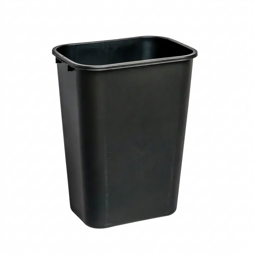 41QT WASTE BASKET - BLACK