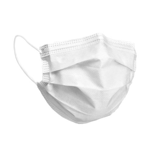 PRIMED PG4-1333 Level 3 Soft Earloop Mask White 3-Ply With Filter - Box of 50