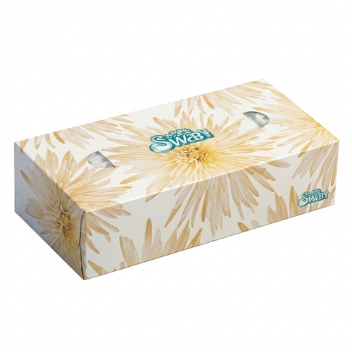 Facial Tissues White Swan 36 boxes/case - KRG08301