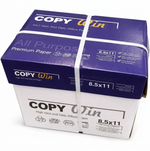 8.5 x 11 WHITE COPY PAPER 95 BRIGHTNESS 5000/CS, 40/SK, 20LB thumbnail 1