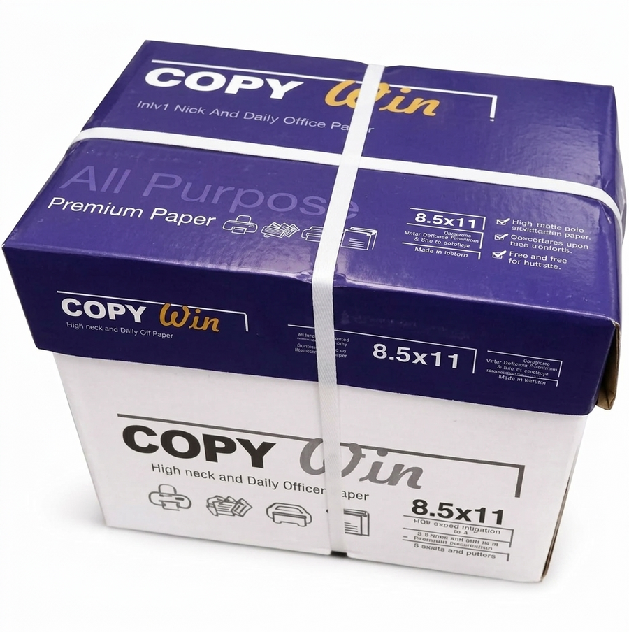 8.5 x 11 WHITE COPY PAPER 95 BRIGHTNESS 5000/CS, 40/SK, 20LB
