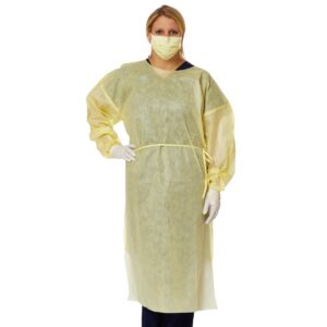 AAMI Level 2 Fluid-Resistant Med. Weight Isolation Gowns