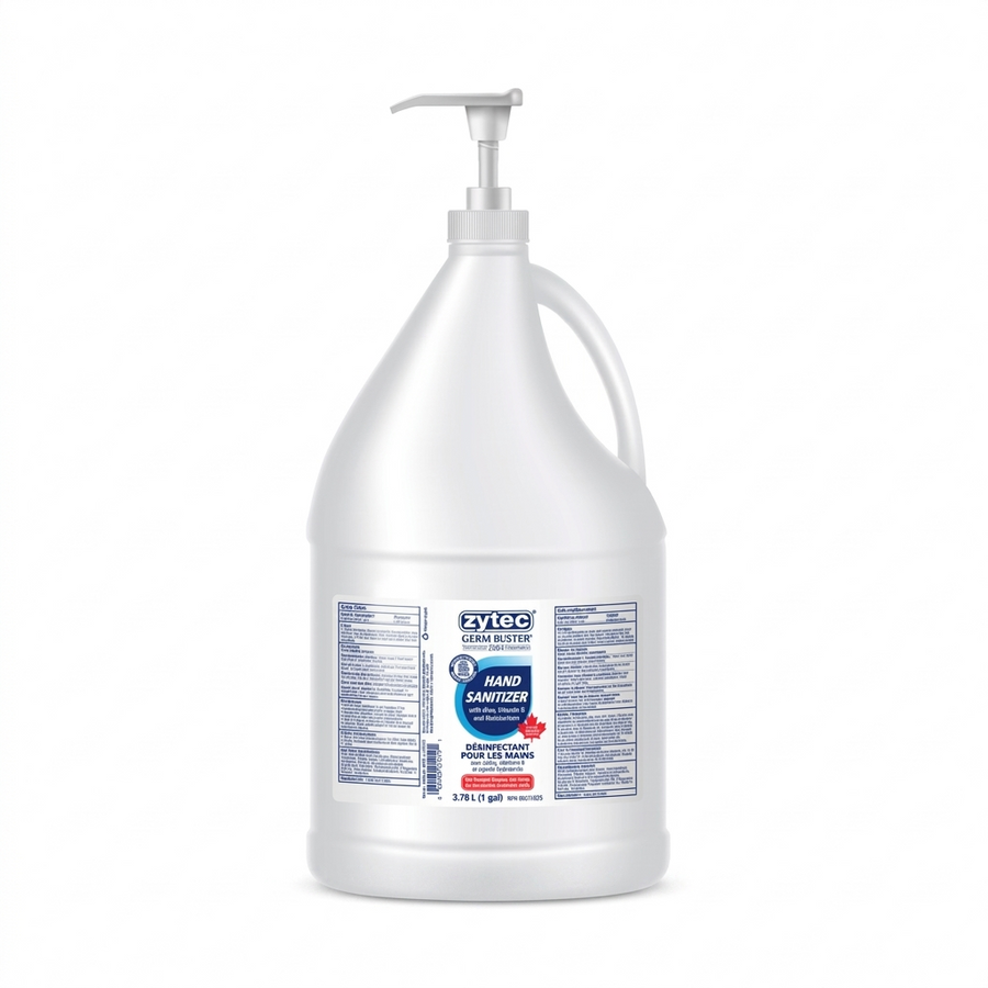 ZYTEC Gel Hand Sanitizer 3.78L 1 GAL w / PUMP