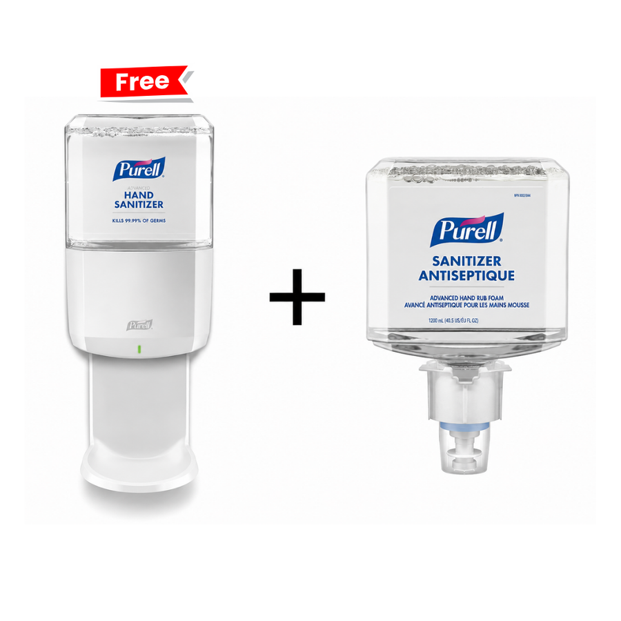 PURELL Advanced Hand Sanitizer Foam 1200mL Refill for ES8 – with Free ES8 Dispenser - 391-7751-02-CAN00