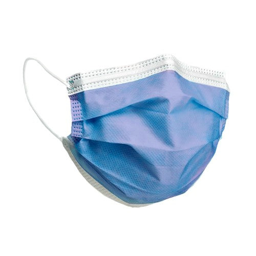 "PRIMED PG4-1073 Level 3 Anti-Fog Foam Earloop Face Mask Indigo 4-Ply With Filter - Box of 50 "