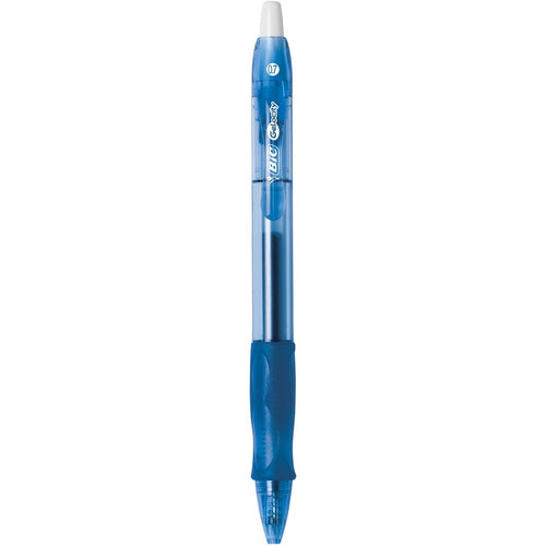 BIC Gel-ocity Gel Retractable Pen - Medium Pen Point - 0.7 mm Point Size - Retractable - Blue Gel-based Ink - SOLD EA.