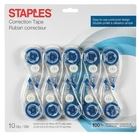 Staples Correction Tape - 10 Pack