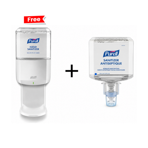 PURELL Advanced Hand Sanitizer Foam 1200mL Refill – with Free ES6 Dispenser - 391-6451-02-CAN00