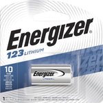 Energizer 123 Lithium Battery - For Multipurpose - 1500 mAh - 3 V DC - 1 / Box thumbnail 1
