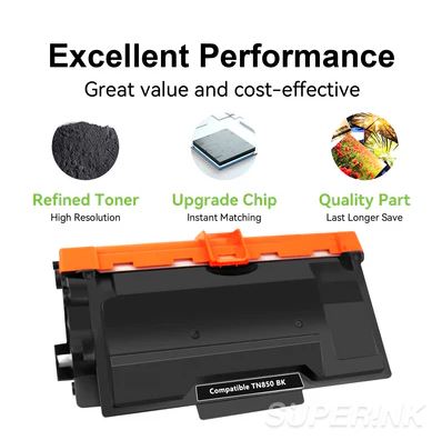 Compatible Brother TN850 / TN-850 Black Toner High Yield