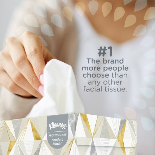 Kleenex Professional Flat Box Facial Tissue - Case of 48 Boxes