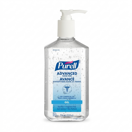 Purell® Advanced Hand Rub 70% Gel 354mL (12oz) Pump Bottle
