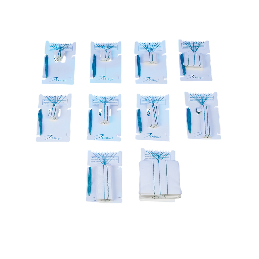 SPONGE NEURO 1X3IN PATTIES 10EA/PK 20PK/CASE - CDER30060